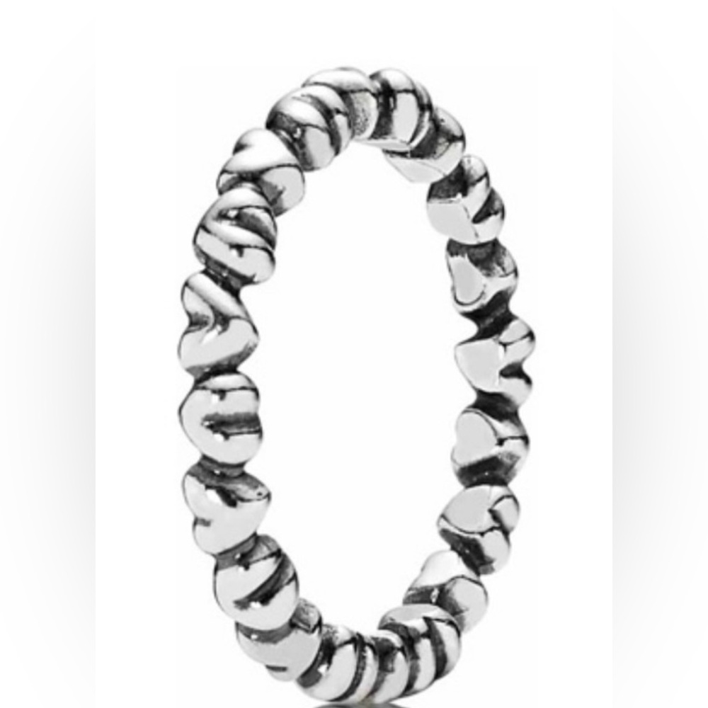 Pandora Silver ❤️❤️❤️ Band Ring
